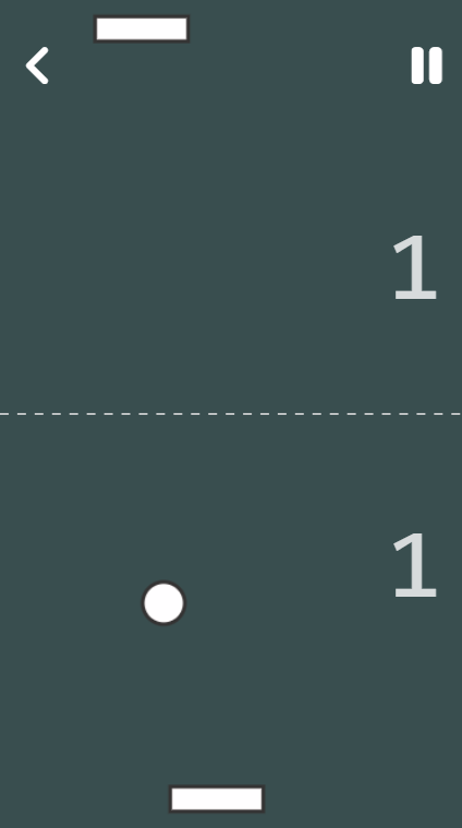 Photo of Pong Gameplay